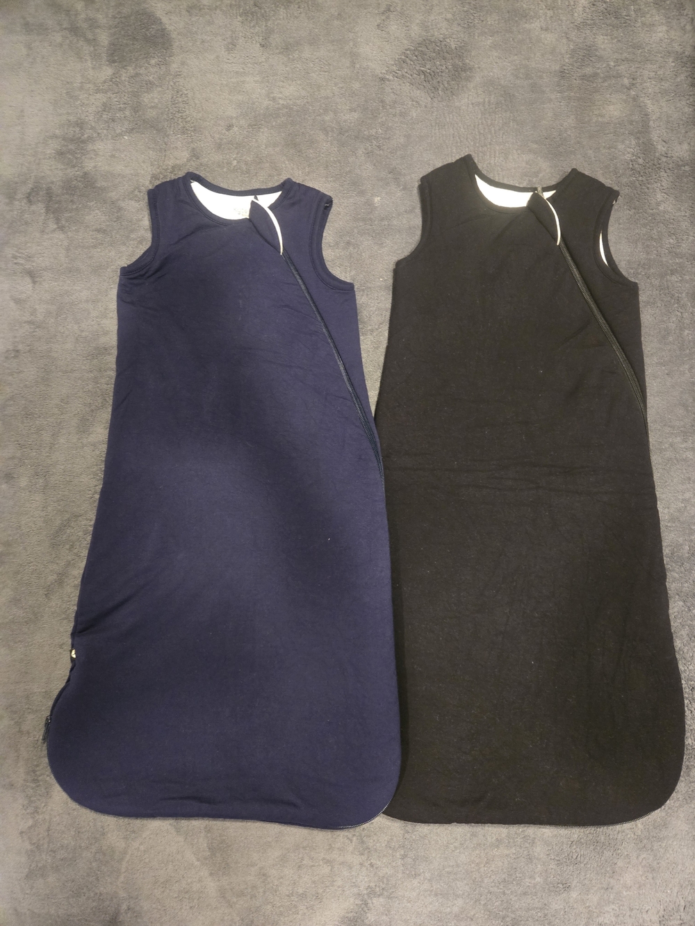 Kyte BABY Navy and Black Sleeveless Sleep Sacks - 2 Pack
